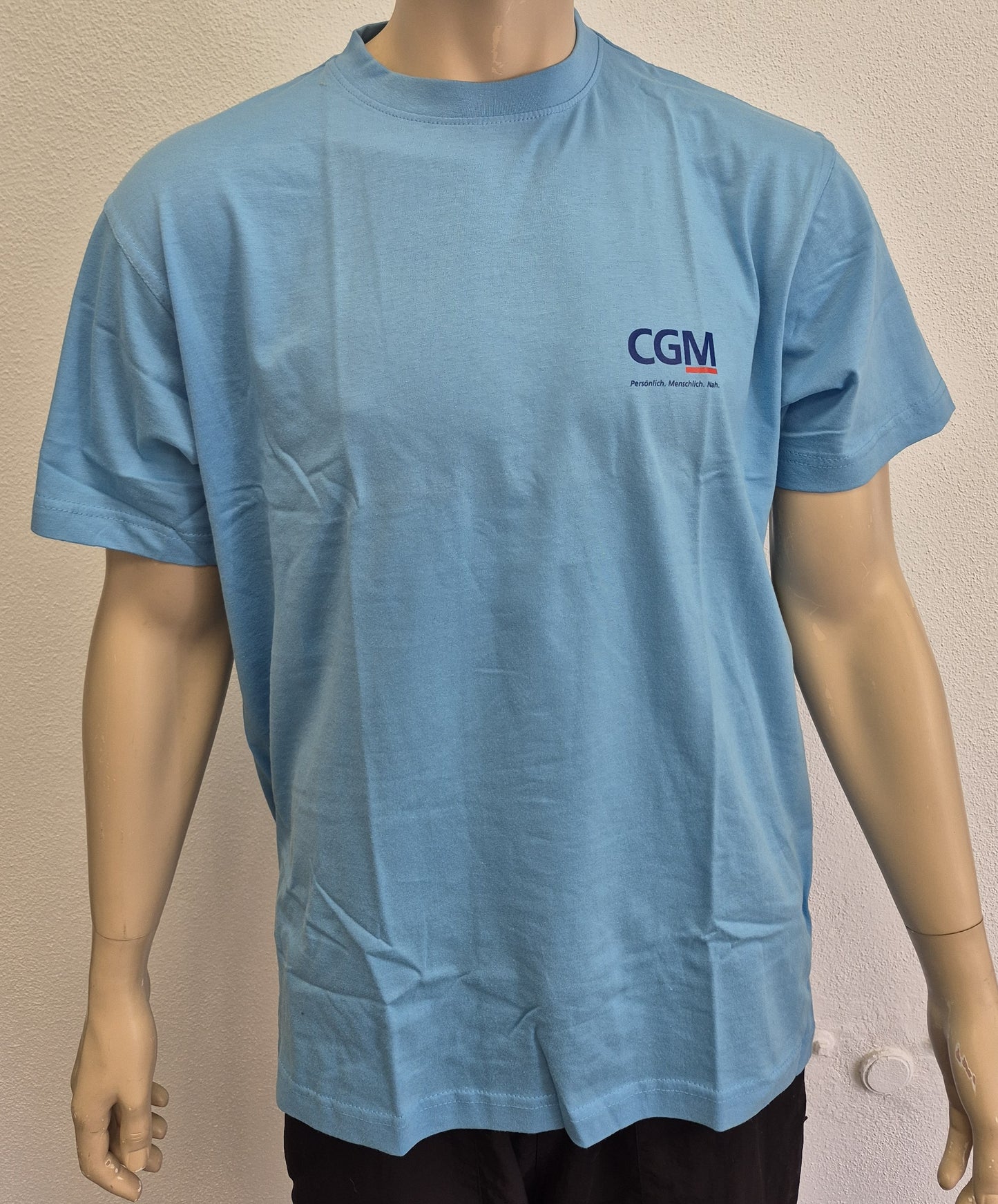 T-Shirt Herren hellblau