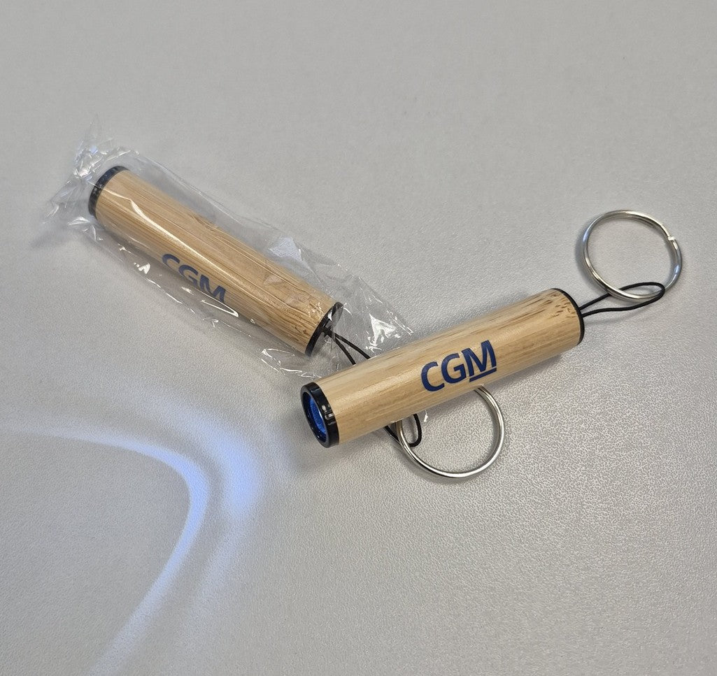 Mini-Taschenlampe Bambus