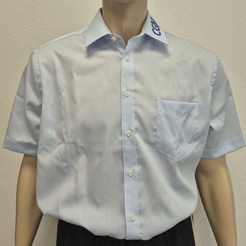 Herrenhemd, hellblau, kurzarm, Modell 2025