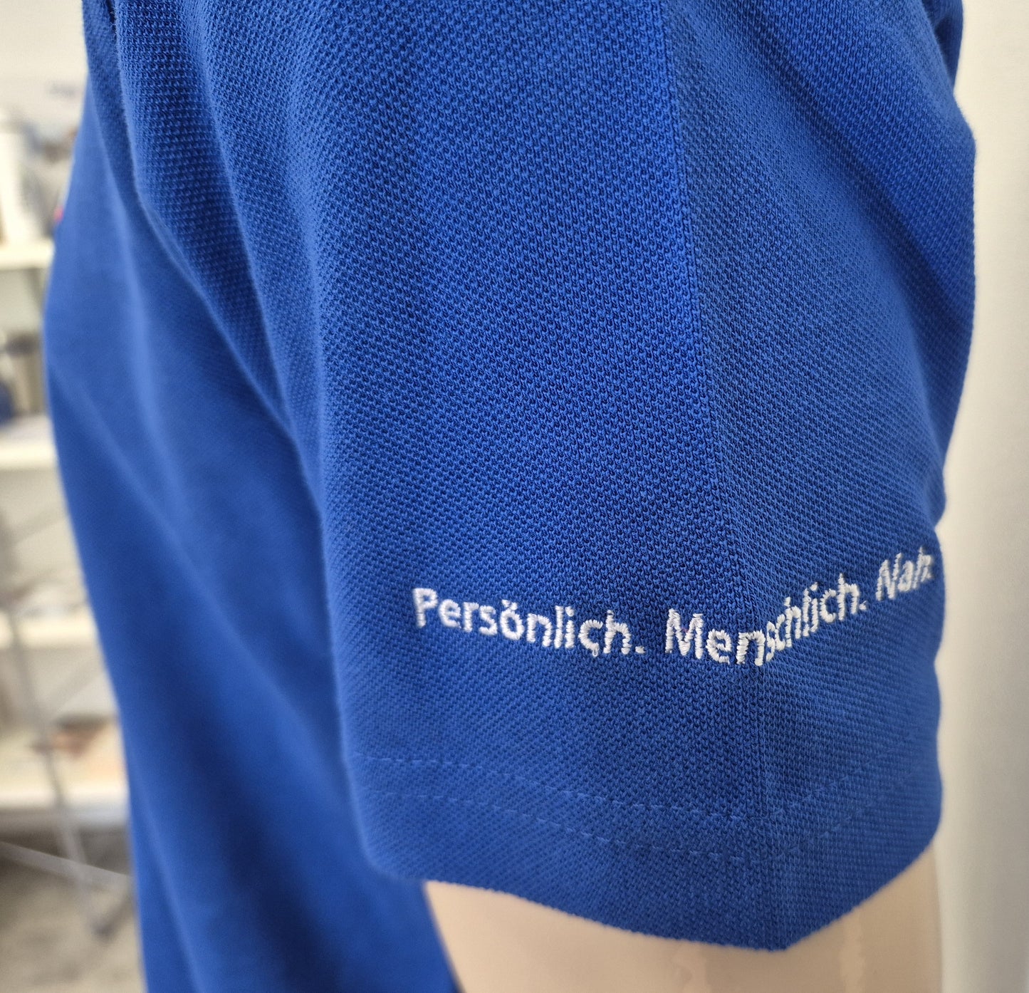 Poloshirt Herren blau