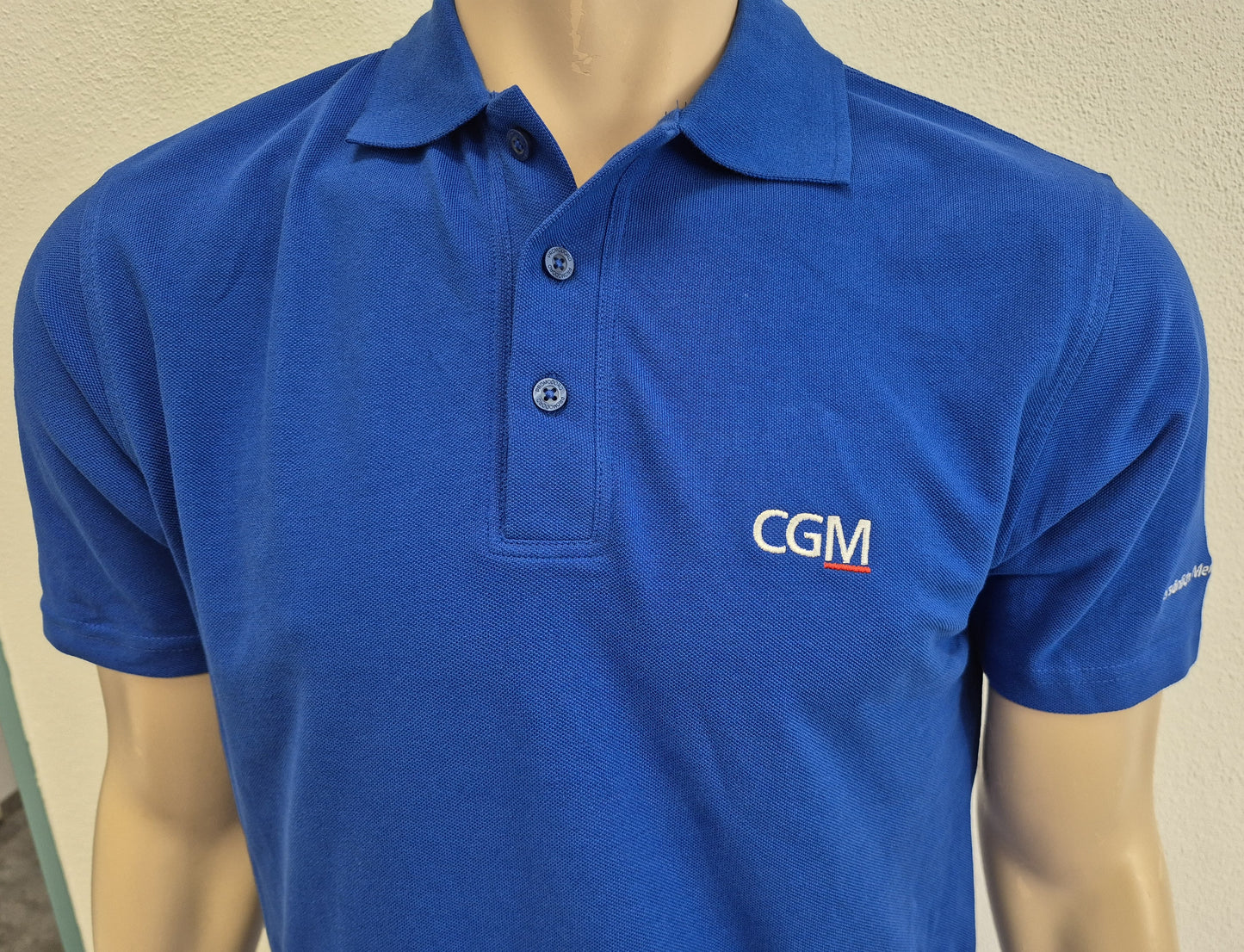 Poloshirt Herren blau