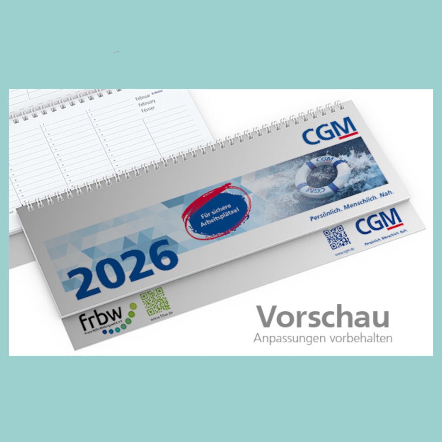 Tisch-Querkalender