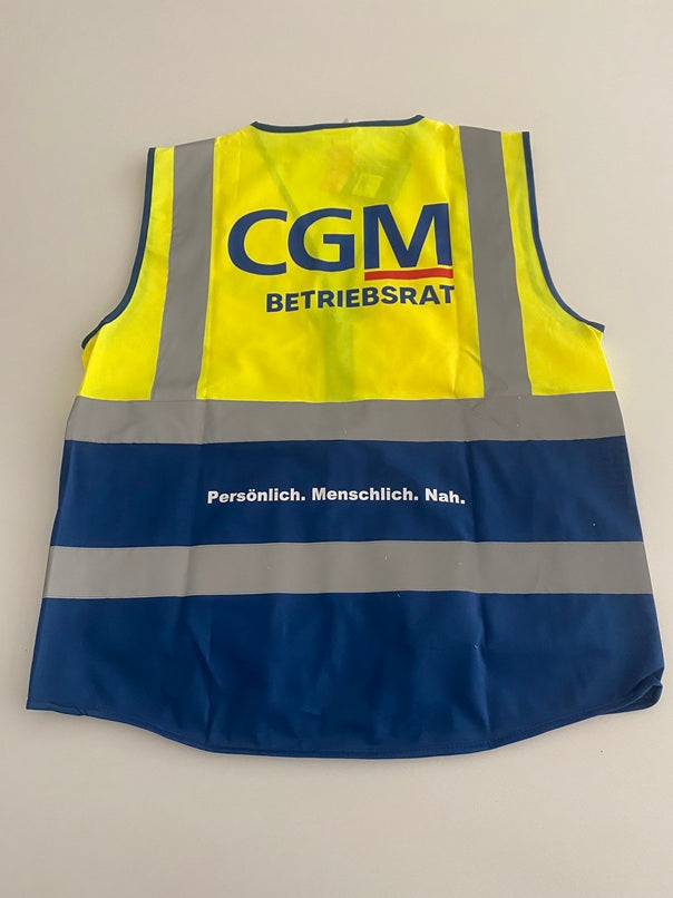 Sicherheitsweste für CGM-Betriebsräte